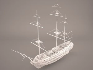 ship boat 3D Model