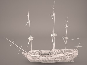 ship boat 3Dモデル
