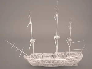 ship boat 3D Model