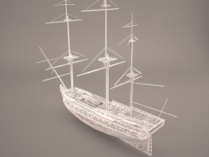 ship boat 3Dモデル