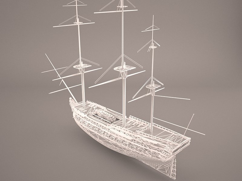 Ship Boat 3D Модель In Линкор 3DExport