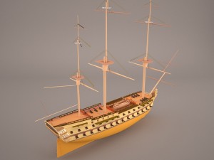 ship boat 3Dモデル