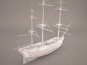 ship boat 3Dモデル