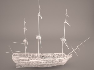 ship boat 3Dモデル
