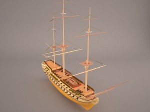 ship boat 3Dモデル