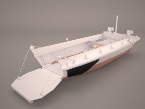 landing craft personel 3D 모델
