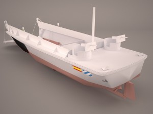 landing craft personel 3D 모델