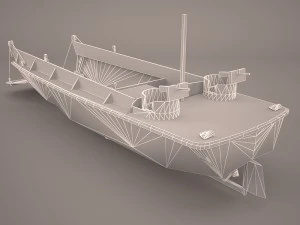 landing craft personel 3D Model
