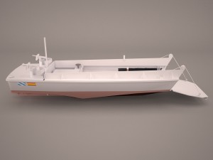 landing craft personel 3D 모델