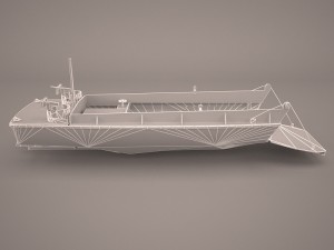 landing craft personel 3D 모델