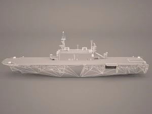 uss nassau lha-4 3D Model