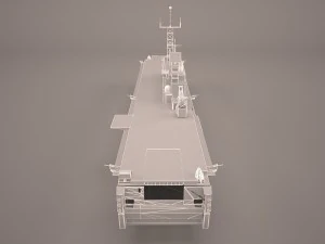 uss nassau lha-4 3D Model