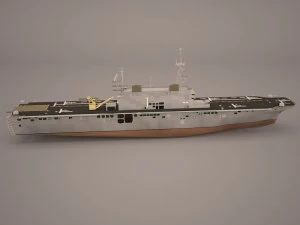 uss nassau lha-4 3D Model