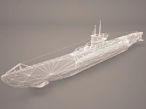 u-boat type viic 3D Model