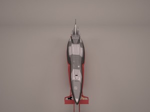 u-boat type viic Model 3D