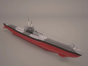 u-boat type viic 3D Model