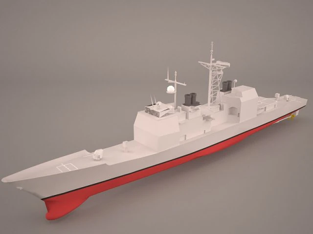 kirov battlecruiser 3D Model .c4d .max .obj .3ds .fbx .stl .blend