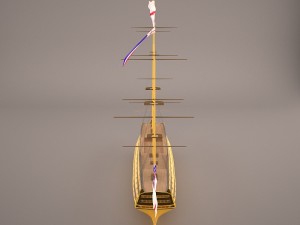 english galeon hms victory revenge 3Dモデル