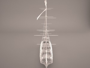 english galeon hms victory revenge 3Dモデル