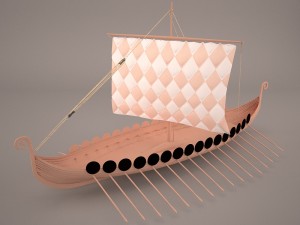 roman ship 1 Modelo 3D