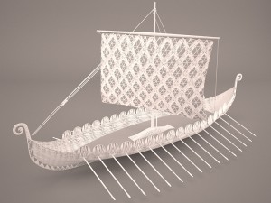 roman ship 1 3D Модель