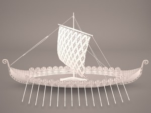 roman ship 1 3D Модель