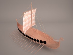 roman ship 1 3D Модель