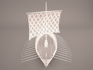 roman ship 1 3D Модель