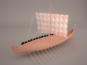 roman ship 1 3D Модель