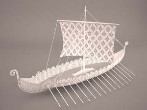 roman ship 1 3D Модель