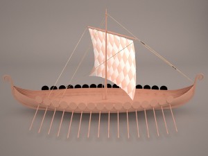 roman ship 1 3D Модель