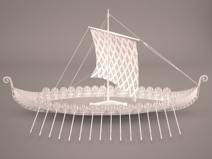 roman ship 1 3D Модель