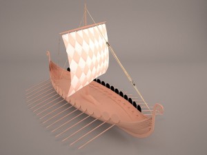 roman ship 1 3D Модель