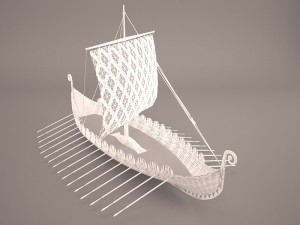 roman ship 1 3D Модель