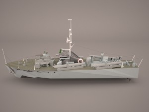 huchuan type025 mtb 3D Модель
