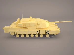 m1a1 abrams 3D Model