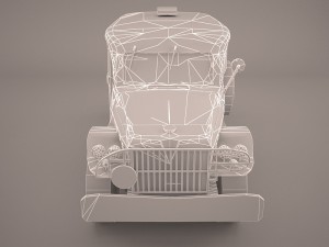 ambulance military car hmmwv m997 camo 3D 模型