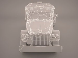 ambulance military car hmmwv m997 camo 3D Model