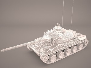 French tank amx-30 3D Модель