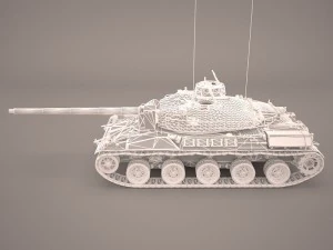 French tank amx-30 3D Model