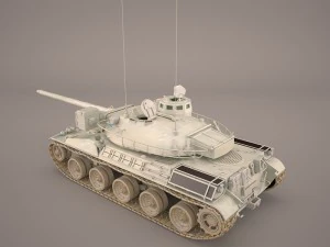 French tank amx-30 3D Model
