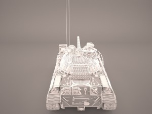 French tank amx-30 3D Модель