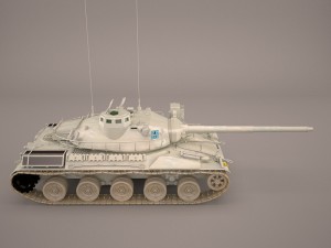 French tank amx-30 3D Модель