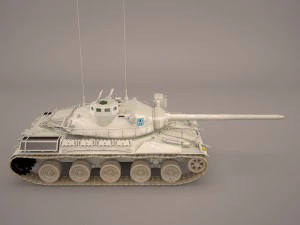 French tank amx-30 3D Model
