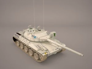French tank amx-30 3D Model