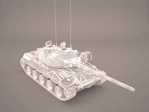 French tank amx-30 3D Модель