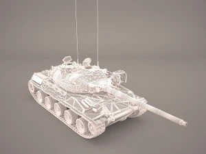 French tank amx-30 3D Model