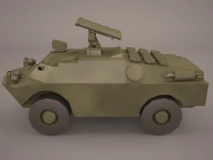 3d russian armoured vehicles 3D Model