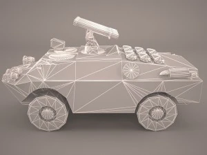 3d russian armoured vehicles 3D Model