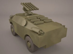 3d russian armoured vehicles 3D Model